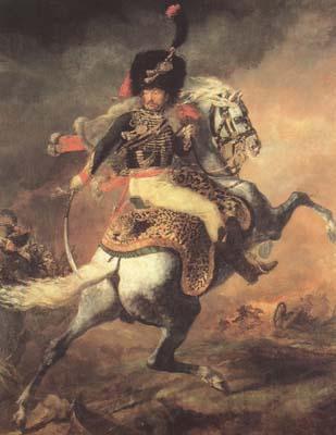 Theodore Gericault Chasseur of the Imperial Guard,Charging (mk10) Norge oil painting art